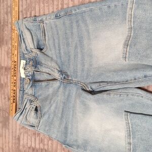 VERVET BY FLYING MONKEY Sky Blue Boot Cut Jeans